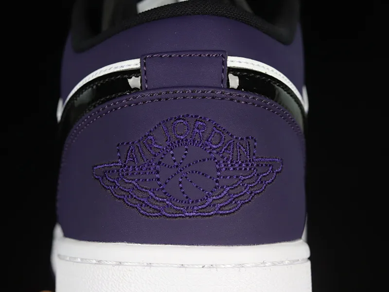 All categories Air Jordan Jordan series basketball shoes Air Jordan 1 Low Air Jordan 1 Low "Court Purple" AJ1 Joe 1 new black and purple toe 553558-125